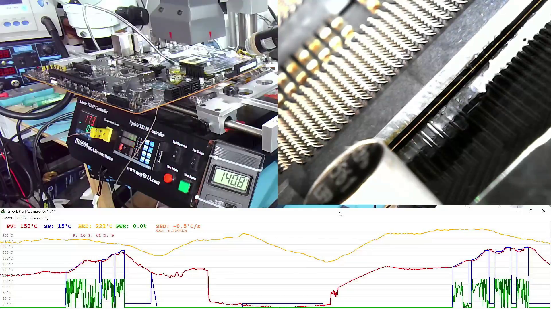 Electronics repair workbench